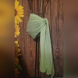 Sheer Long Scarf Or Cover-Up